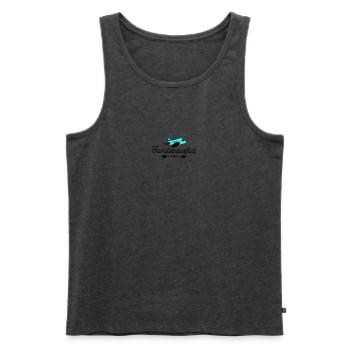 Familienausflug - Männer Premium Bio Tank Top - Anthrazit meliert - Vorne - Michal (187cm)