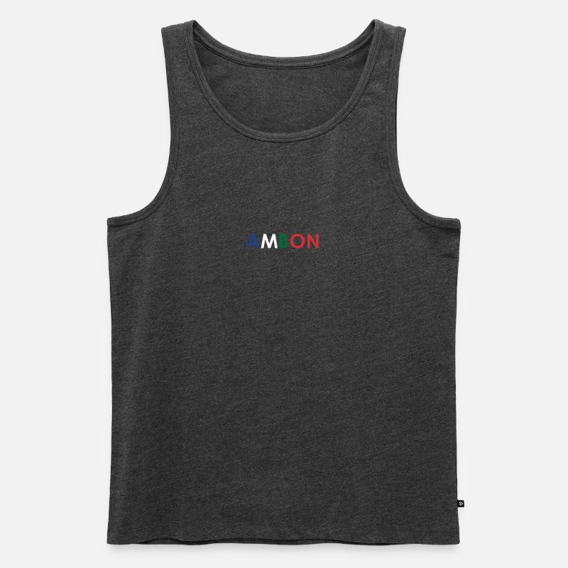 Ambon RMS - Männer Premium Bio Tank Top - Anthrazit meliert