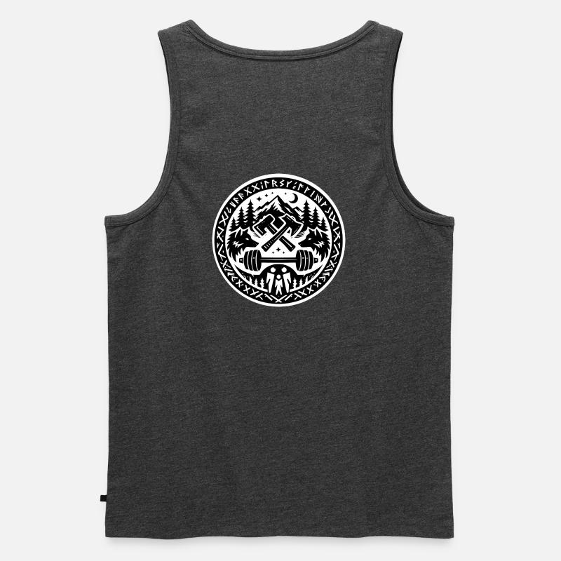 CroppedImage_20260204_031240 - Männer Premium Bio Tank Top - Anthrazit meliert
