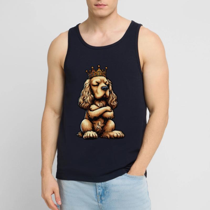 Cocker Spaniel Cocker Chien Cocker Propriétaire de cocker Spaniel Débardeur bio Premium Homme