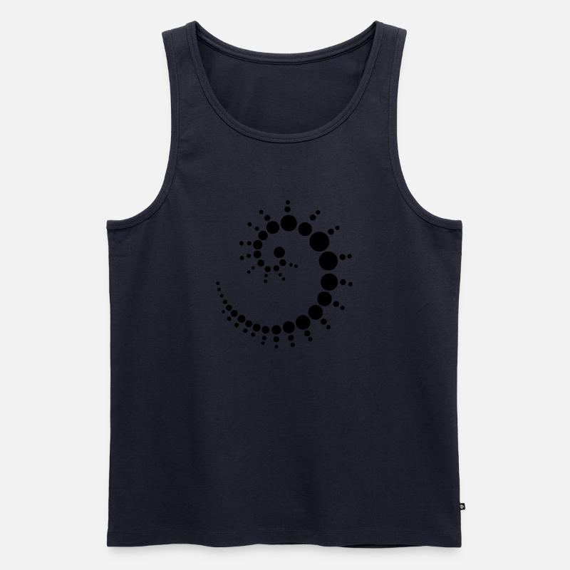 fossil - Männer Premium Bio Tank Top - Navy