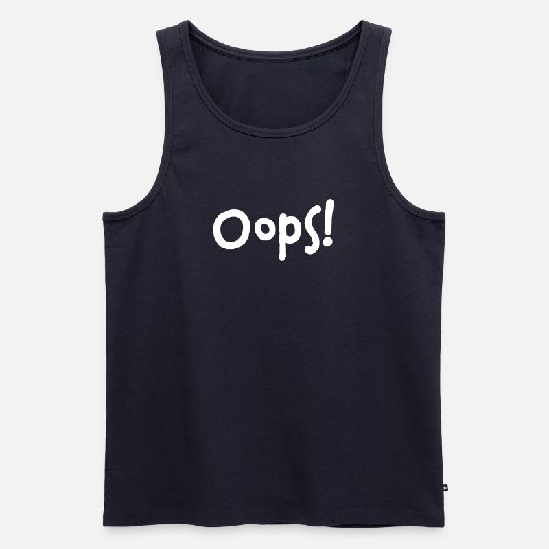 Oops! – I did it again... - Männer Premium Bio Tank Top - Navy