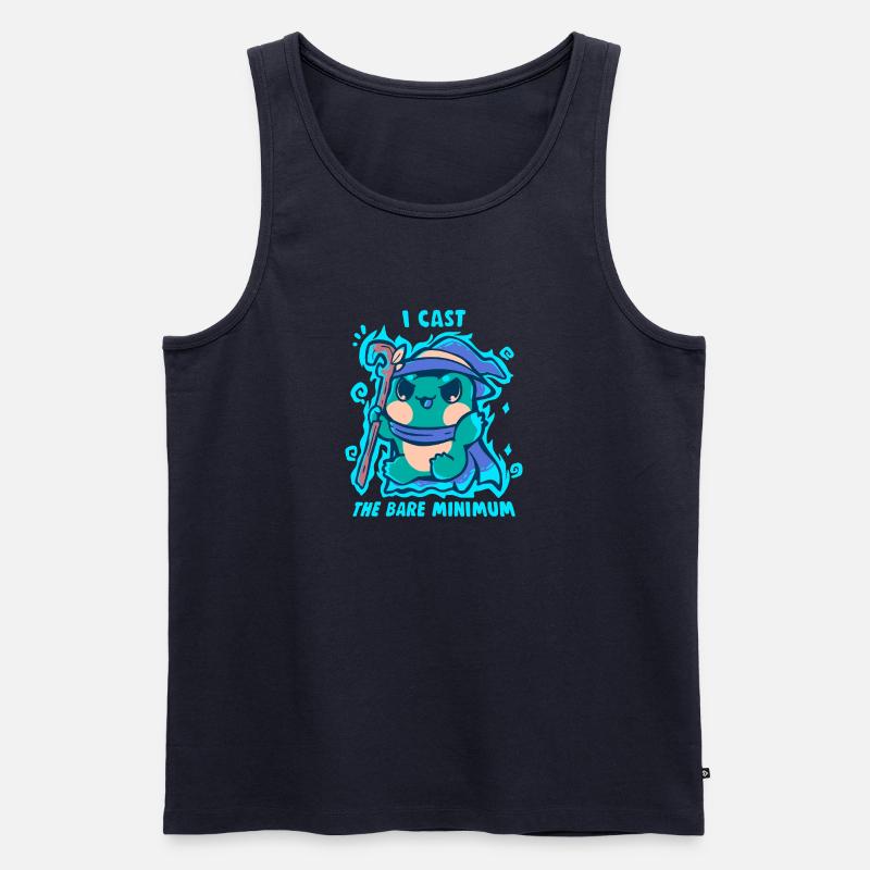 Das absolute Minimum an Zauber - Männer Premium Bio Tank Top - Navy