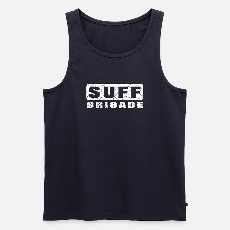 Suff Brigade weiss - Männer Premium Bio Tank Top - Navy