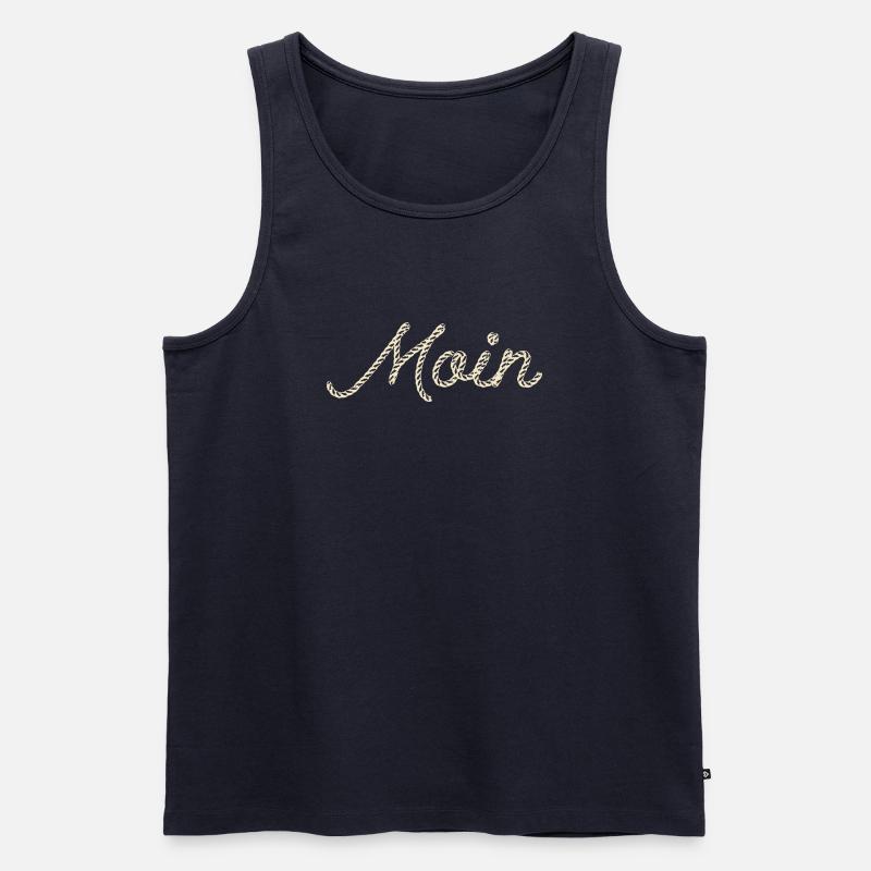 Moin - Männer Premium Bio Tank Top - Navy
