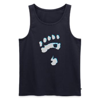 Eisbär 8 - Männer Premium Bio Tank Top - Navy - Vorne - AI Model Male 178 light (178cm)
