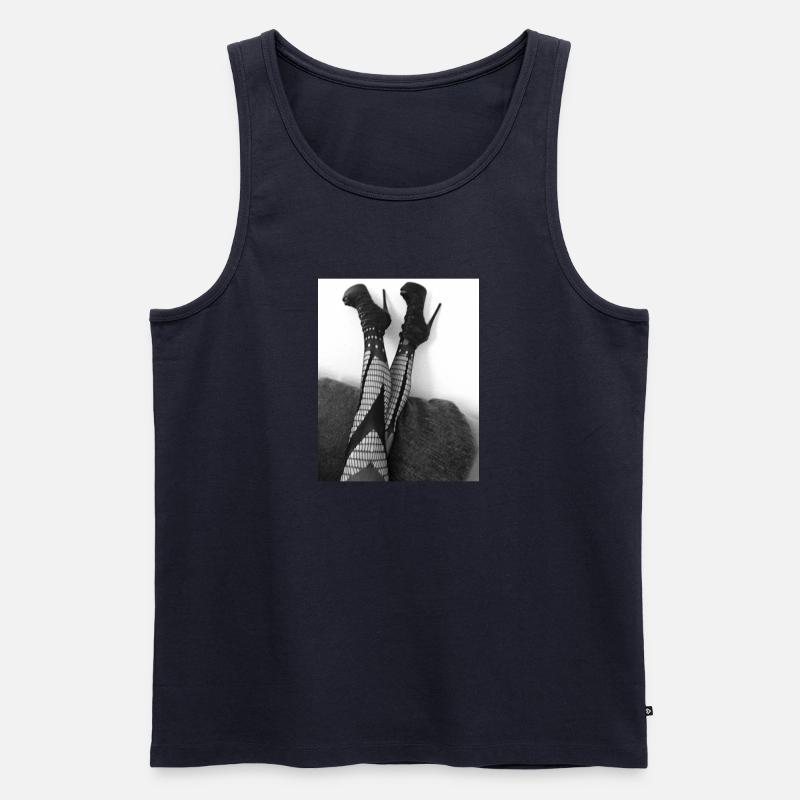 7E6FB826 AD47 4463 A545 90E6508F6BF1 - Männer Premium Bio Tank Top - Navy