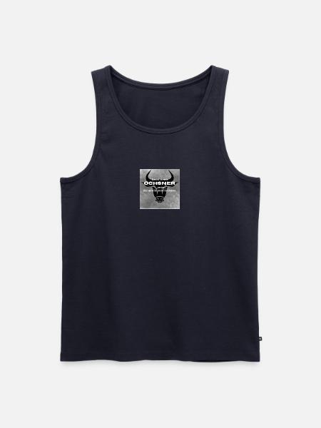 Nachname Ochsner - Männer Premium Bio Tank Top - Navy