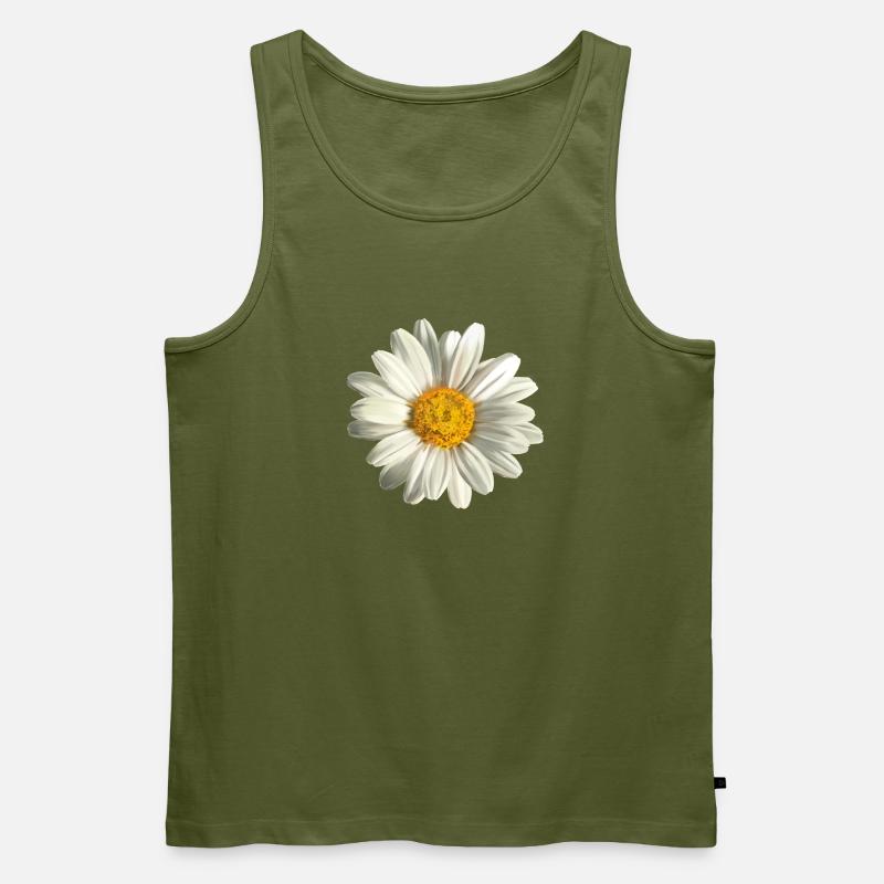 Kamille - Männer Premium Bio Tank Top - Khaki