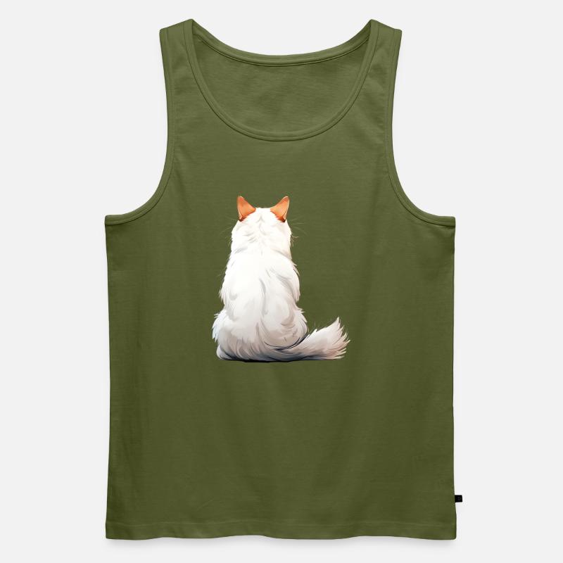 Türkischer Van - Männer Premium Bio Tank Top - Khaki