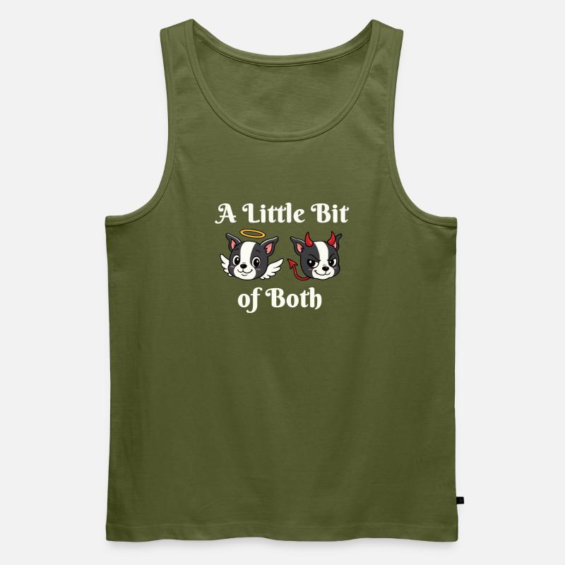Ein bisschen von beidem - Männer Premium Bio Tank Top - Khaki