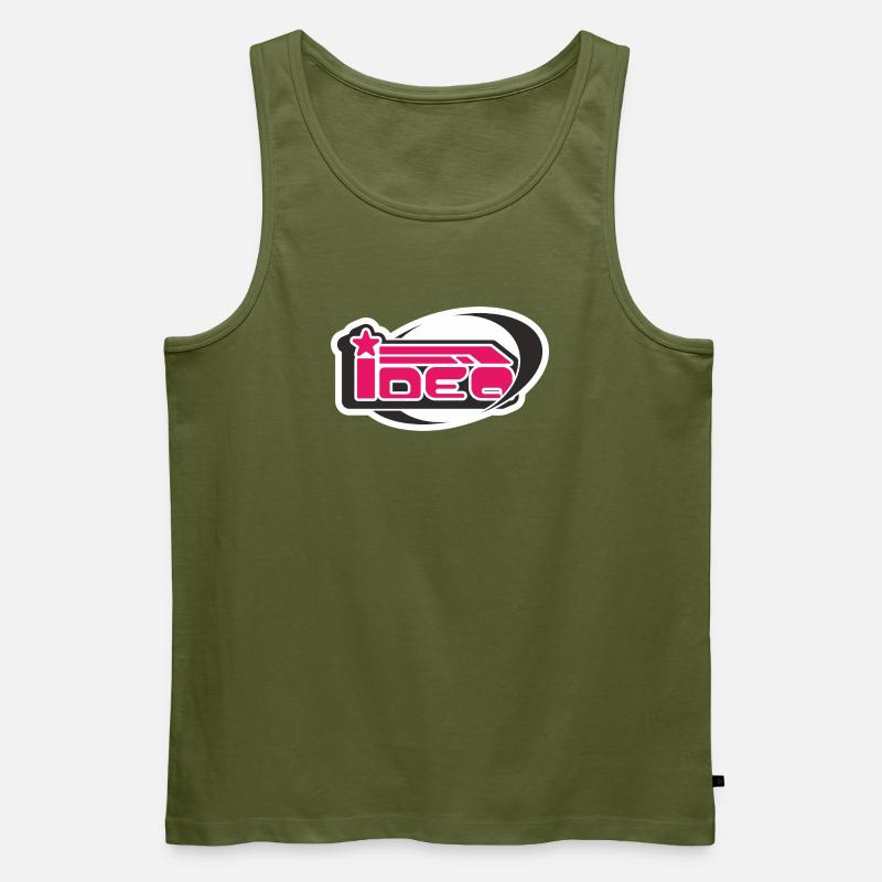 Die Idee von y2k - Männer Premium Bio Tank Top - Khaki
