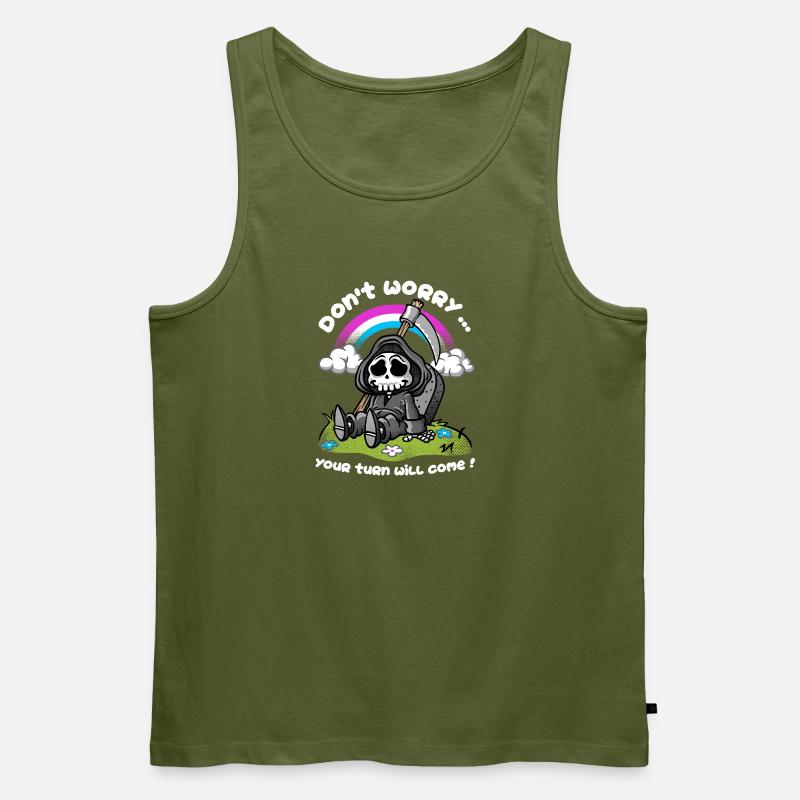 Don't worry - Männer Premium Bio Tank Top - Khaki