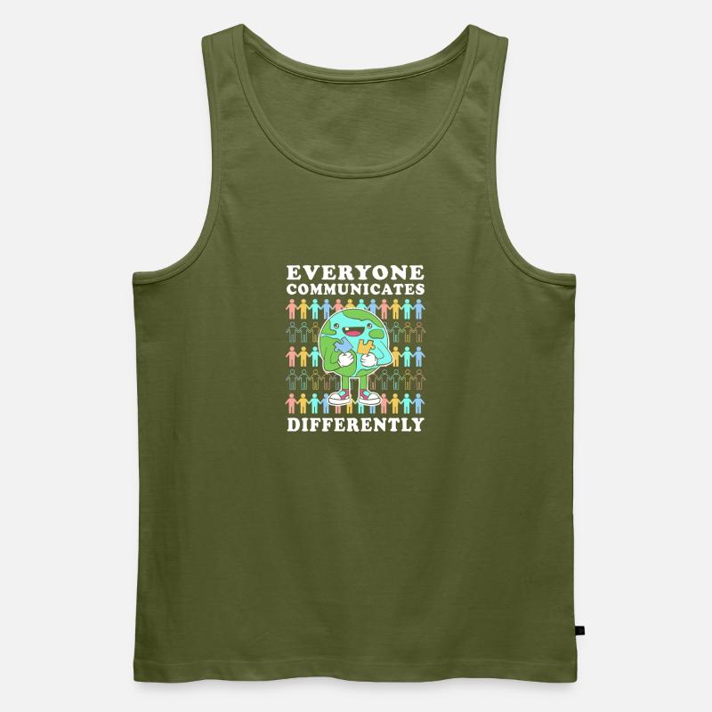Sonderschule Lehrer Förderschule Pädagoge - Männer Premium Bio Tank Top - Khaki