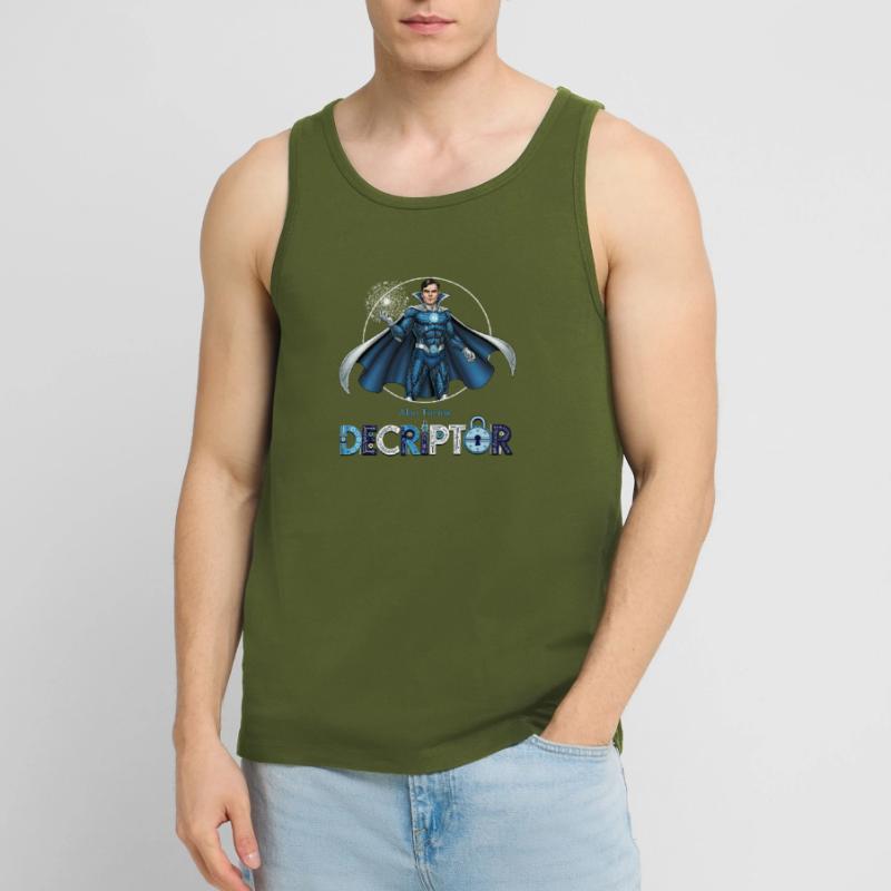 Hero Coder Decryptor Men's Premium Organic Tank Top