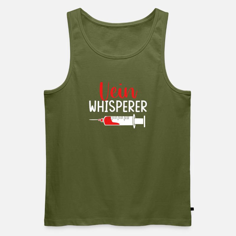 Blutspender Blut Blutspende - Männer Premium Bio Tank Top - Khaki