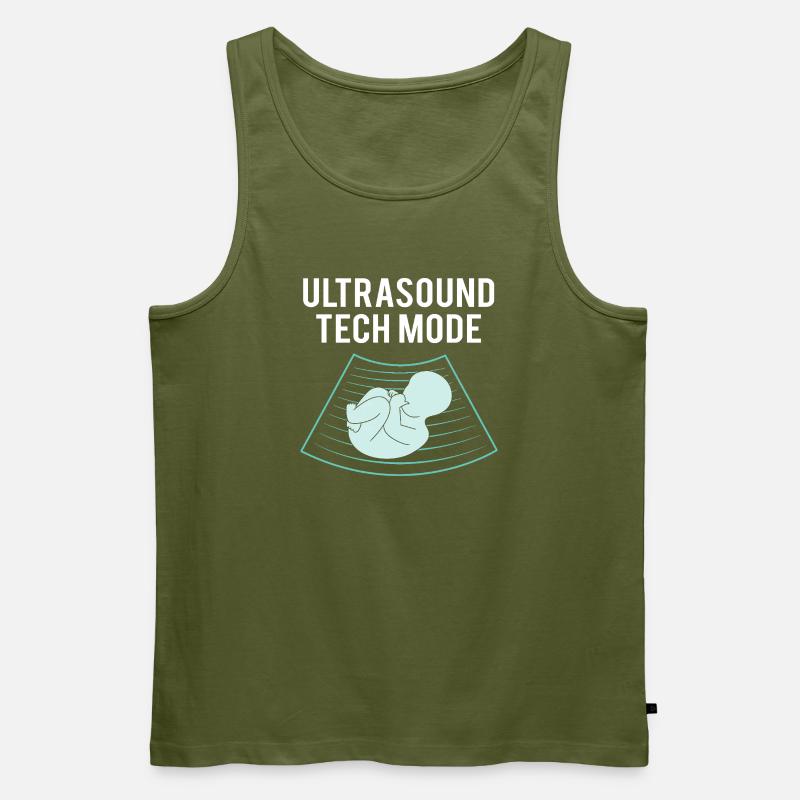 Ultraschalltechniker Ultraschall Techniker - Männer Premium Bio Tank Top - Khaki