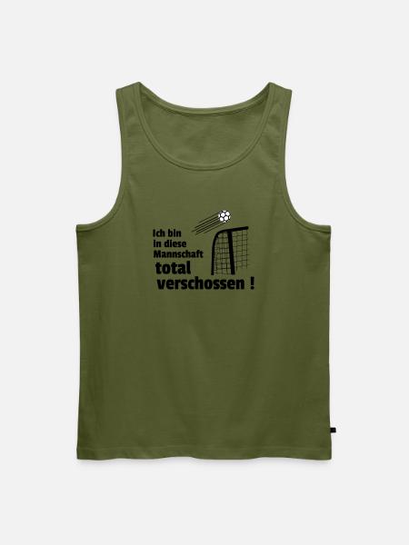 total verschossen - Männer Premium Bio Tank Top - Khaki