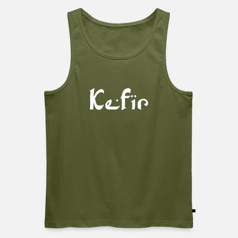 Kefir - Männer Premium Bio Tank Top - Khaki