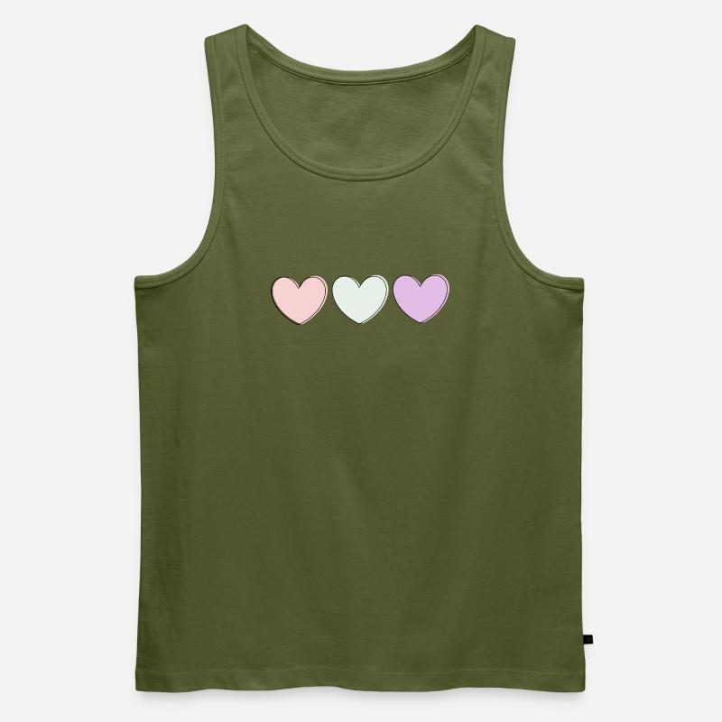 Muttertags Geschenk Mutter Muttertag Geschenkidee - Männer Premium Bio Tank Top - Khaki