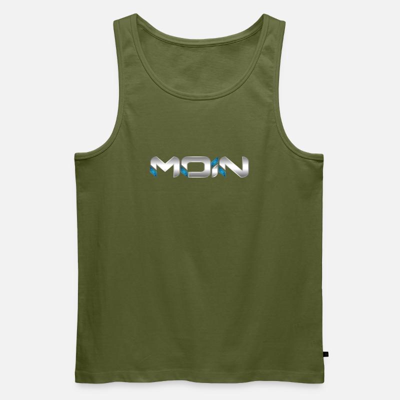 Moin - Männer Premium Bio Tank Top - Khaki