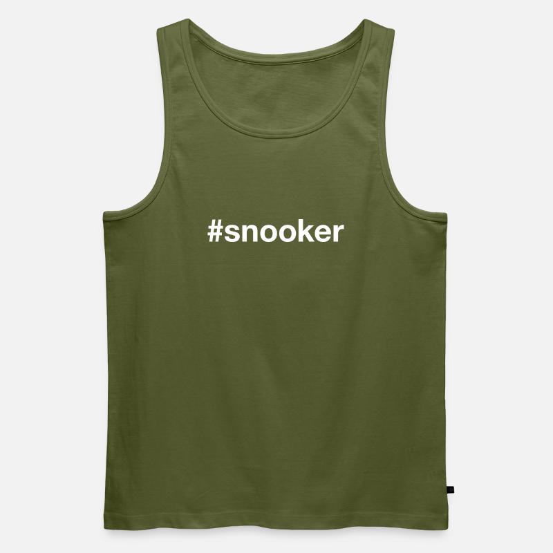 Snooker Billard - Männer Premium Bio Tank Top - Khaki