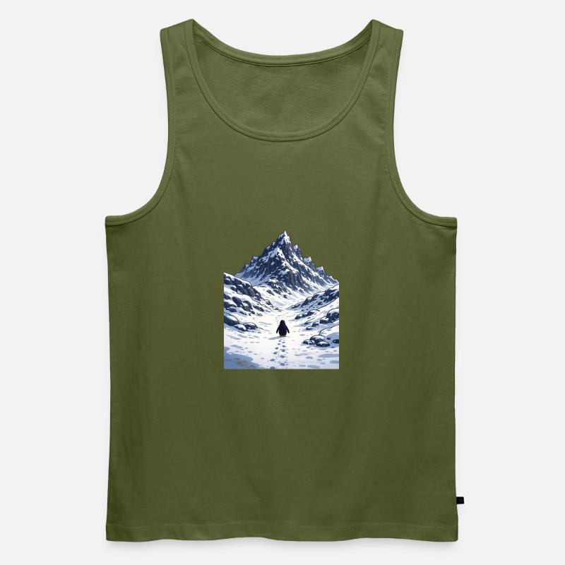 But why Penguin - Männer Premium Bio Tank Top - Khaki