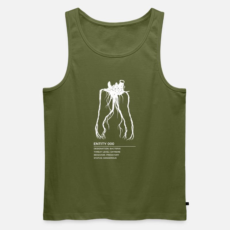 Backrooms Entity 0 white - Männer Premium Bio Tank Top - Khaki