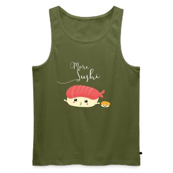Équipe Sushi Sœurs Manga Manga Mignons Cosplay Japon Amis - Débardeur bio Premium Homme - kaki - Devant - Michal (187cm)