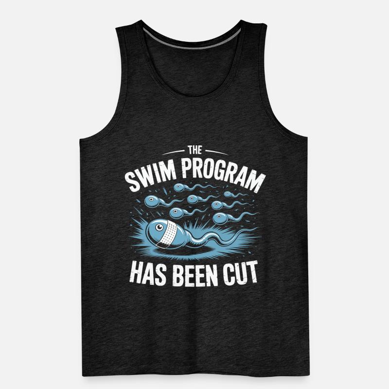 Schwimmprogramm wurde beendet Männer Premium Bio Tank Top