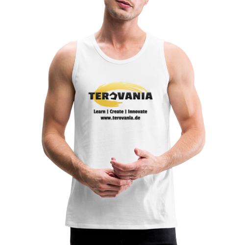Terovania Logo mit Motto & URL - Männer Premium Tank Top