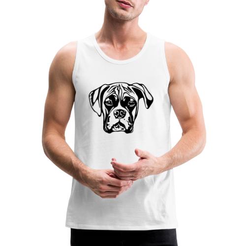 boxer WITHOUT BACKGROUND - Männer Premium Tank Top