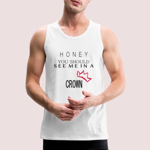 You should see me in a crown - Moriarty - Männer Premium Tank Top