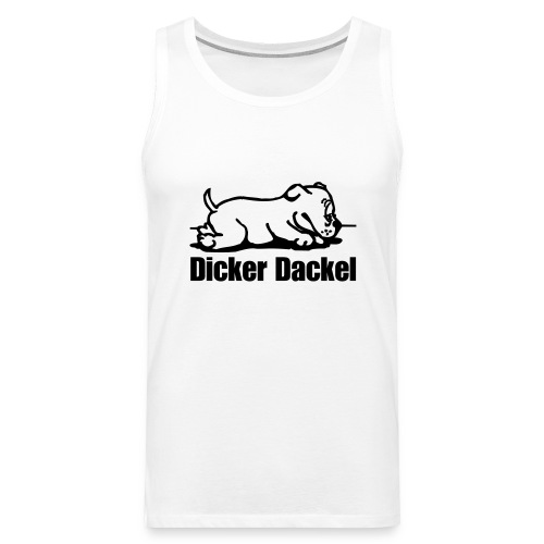 Dicker Dackel - Männer Premium Tank Top