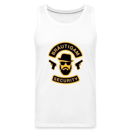 Bräutigam Security - JGA T-Shirt - Bräutigam Shirt - Männer Premium Tank Top