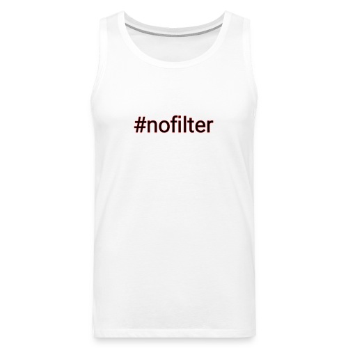 nofilter - Miesten premium hihaton paita