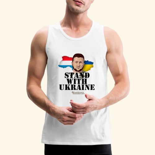 Ukraine Luxemburg T-Shirt Design - Männer Premium Tank Top
