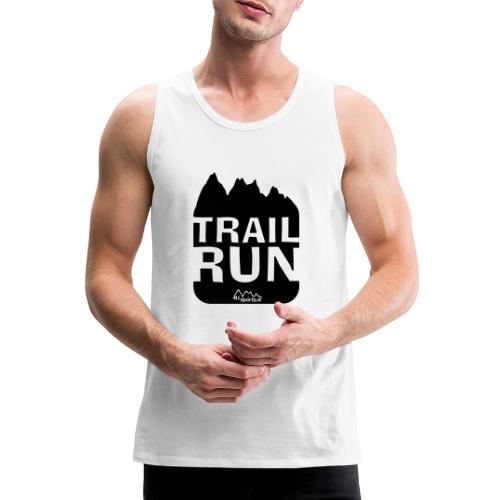 Trail Run - Männer Premium Tank Top