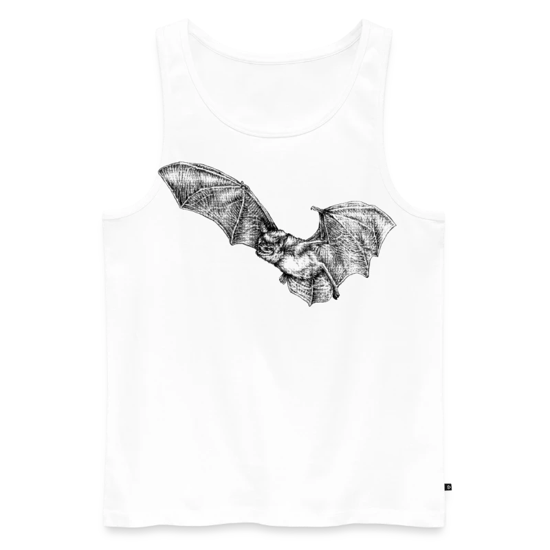 Fledermaus, Gro&szlig;es Mausohr - M&auml;nner Premium Tank Top
