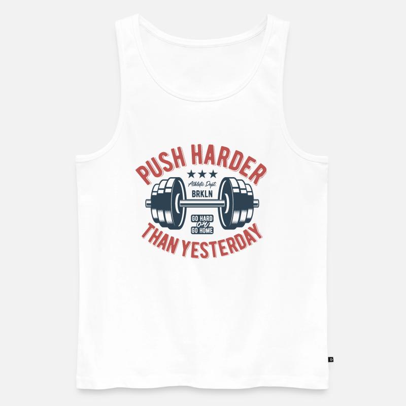 Coole Sprüche - Männer Premium Bio Tank Top - Weiß