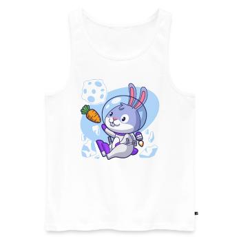 Space Travel Planets Astronomy Children Astronaut - Men's Premium Organic Tank Top - white - Front - Michal (187cm)