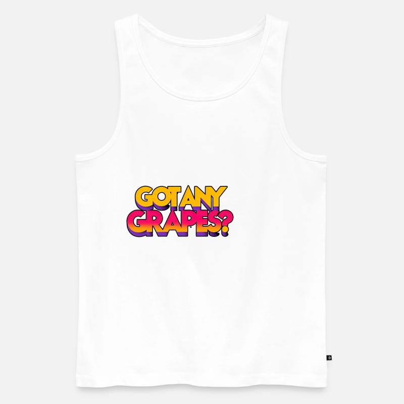 Got Any Grapes 5 - Männer Premium Bio Tank Top - Weiß