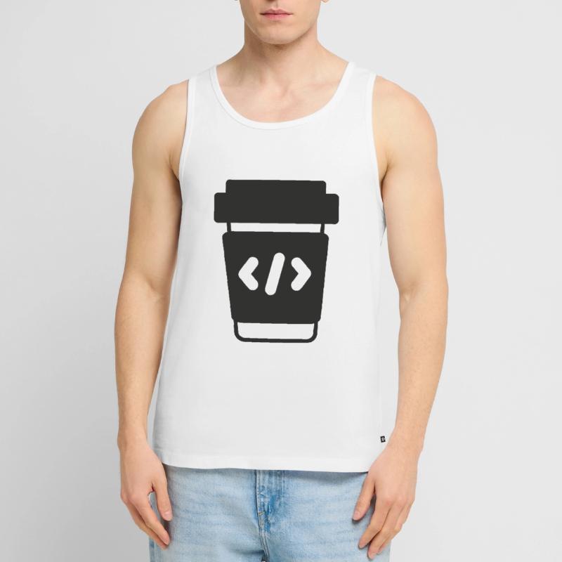 Programmeur Codeur Codage Café Débardeur bio Premium Homme