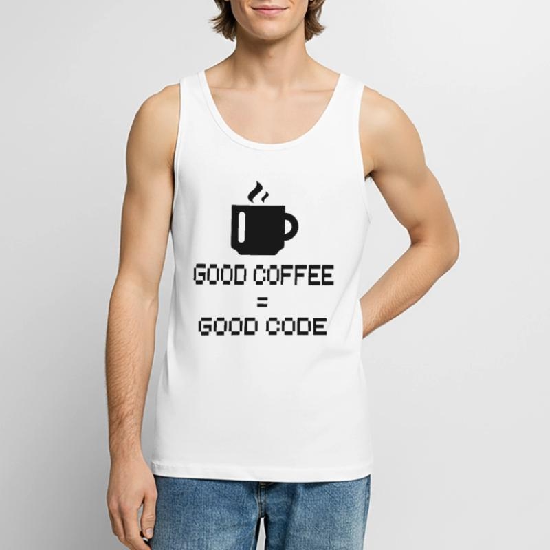 Programmer - Coder - Hacker - IT Men's Premium Organic Tank Top