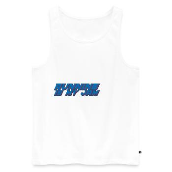 Running Is My Jam 2 - Men's Premium Organic Tank Top - white - Front - AI Model Male 178 light (178cm)