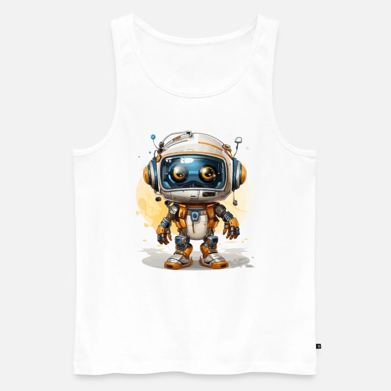 Der TechMaster - Männer Premium Bio Tank Top - Weiß