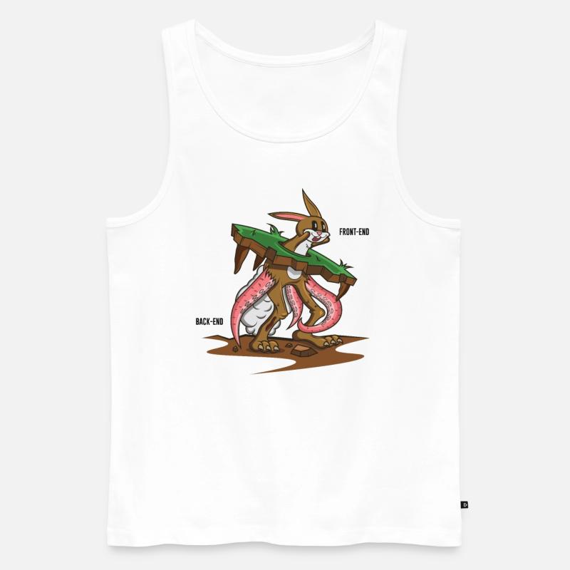 Lustiges Programmieren Informatik Software - Männer Premium Bio Tank Top - Weiß