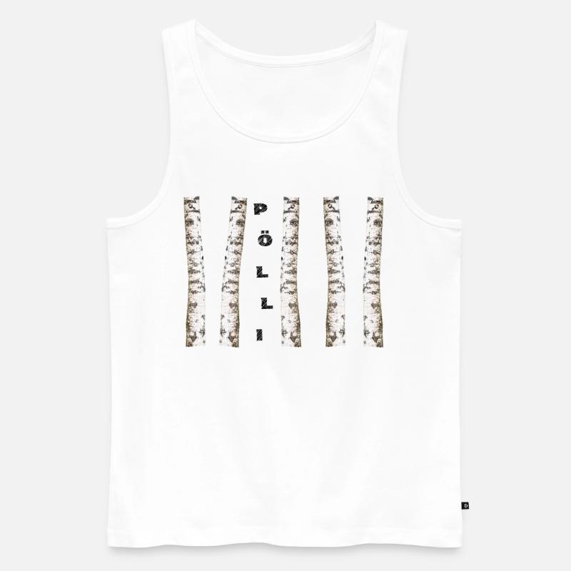 EULE - Männer Premium Bio Tank Top - Weiß