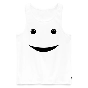 Karneval Milch und Schokolade Er Partner-Kostüm - Männer Premium Bio Tank Top - Weiß - Vorne - Michal (187cm)
