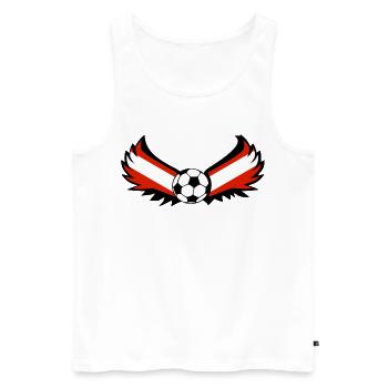 Autriche Football - Débardeur bio Premium Homme - blanc - Devant - Michal (187cm)
